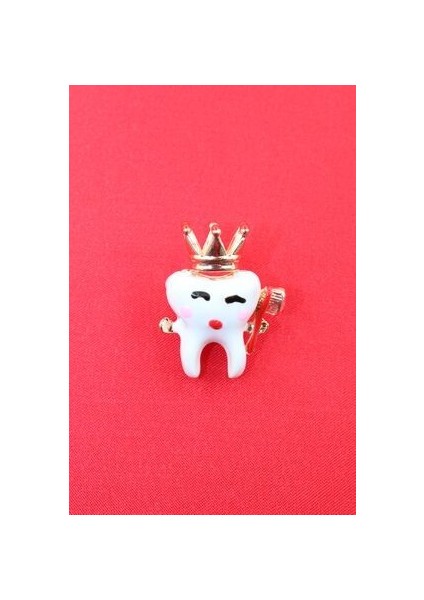 Diş Broş. Taşlı Tasarım Diş Broş. Yaka Iğnesi Broş. Kadın Broş. Erkek Broş. Broş. Unisex