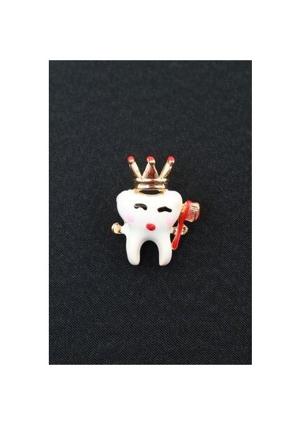 Diş Broş. Taşlı Tasarım Diş Broş. Yaka Iğnesi Broş. Kadın Broş. Erkek Broş. Broş. Unisex fırsatları