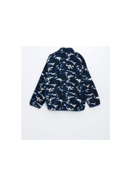 Lcw Kids Dik Yaka Polar Erkek Çocuk Fermuarlı Sweatshirt modelleri