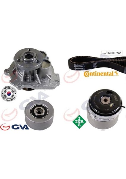 59WPK9007 Devirdaimlı Eksantrik Gergi Kiti Astra H-J-Insignia-Vectra C-Cruze 1.6-1.8 Z16XEP-XER-A16LET-XER-B16 1606314