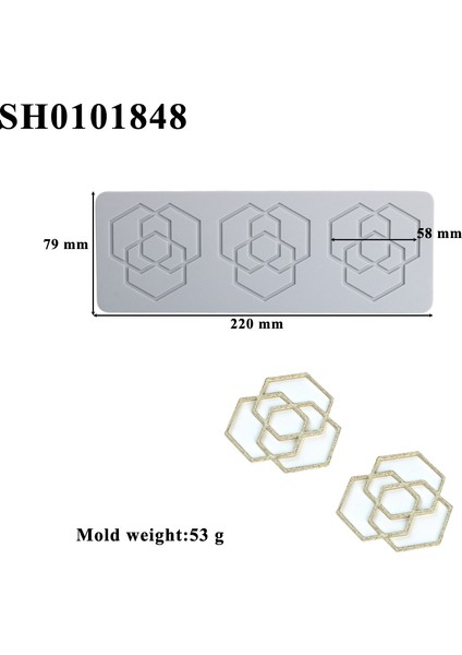 SH0101848 Tarzı Meibum 22 Çeşit Dantel Mat Geometrik Desenler Tasarım Fondan Kalıpları Çikolata Sugarcraft Silikon Kek Kalıpları Tatlı Süslemeleri Ped (Yurt Dışından)