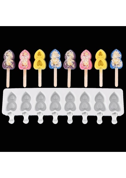 NO.84053 Stili Popsicle Silikon Kalıplar Dıy Dondurma Kalıp Bar Araçları Kek Pop Kalıp Yapımı Için (Yurt Dışından)