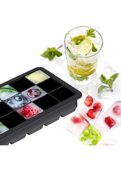 2 Adet Yeşil Stil 2 Adet Silikon Buz Küpü Kalıp Makinesi Kolay Kare Buz Küpü Tepsileri Kalıpları Bar Aksesuarları Pub Şarap Buz Kalıpları Kalıp Mutfak Gereçleri (Yurt Dışından) indirimleri