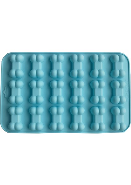 Mavi Stil 18 Adet 3D Köpek Kemik Buz Tepsileri Silikon Evcil Hayvan Yemi Kalıpları Sabun Çikolata Jöle Şekerleme Kalıbı Kek Dekorasyon Pişirme Kalıpları Bakeware (Yurt Dışından)