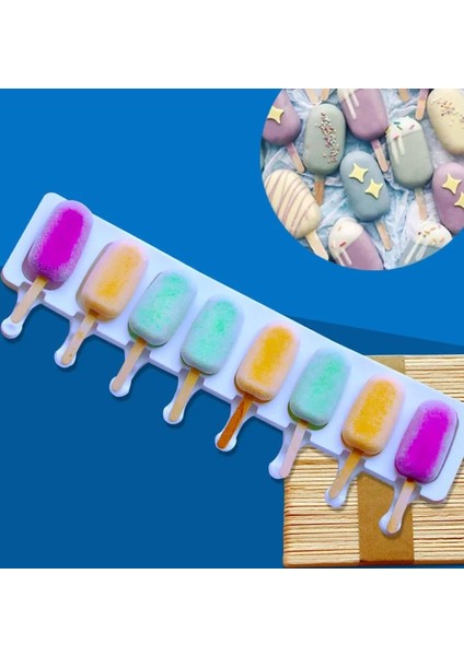 4 Delikli Turuncu Stil Dondurma Popsicle Kalıpları Buz Makinesi Için Silikon Formlar Dondurucu Varil Dondurma Kalıbı Tatlı Araçları Ice Cube Maker Silikon Kalıplar (Yurt Dışından) fiyatları
