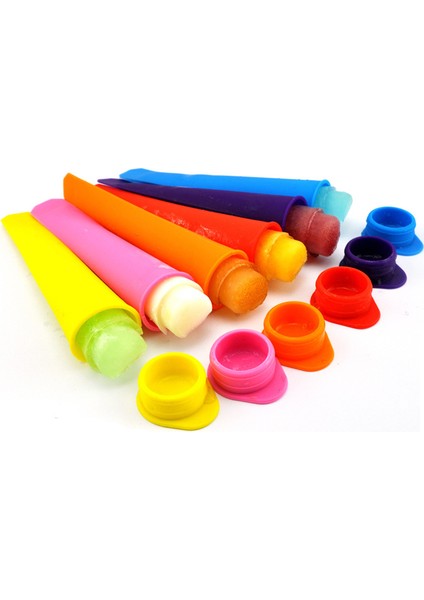 3 Adet Tarzı 3 Adet Grup Yaz Dondurma Makinesi Lolly Kalıp Dıy Gıda Sınıfı Silikon Dondurma Pop Kalıp Buz Lolly Buz Küpü Kalıp Rastgele Renk (Yurt Dışından)