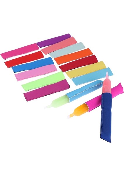 5pcslot Popsicle Kol Buz Çubukları Kapak Çocuk Anti-Soğuk Buz Kapak Çanta Popsicle Buz Pop Lolly Dondurucu Tutucu (Yurt Dışından)