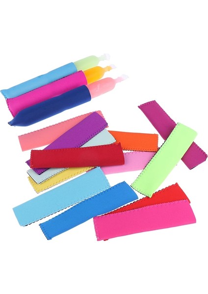 5pcslot Popsicle Kol Buz Çubukları Kapak Çocuk Anti-Soğuk Buz Kapak Çanta Popsicle Buz Pop Lolly Dondurucu Tutucu (Yurt Dışından) fırsatları