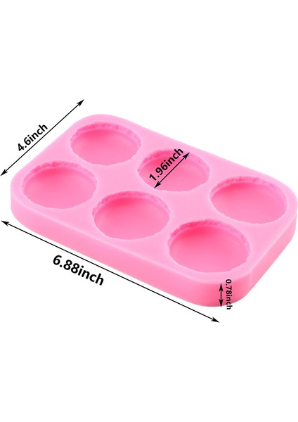 3D Macaron Şekli Silikon Kalıp Çikolata Şeker Kalıpları Fondan Kek Dekorasyon Araçları Zanaat Mum Sabun Polimer Kil Reçine Kalıpları (Yurt Dışından) fiyatları