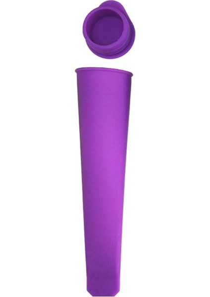 Mor Tarzı 1 Adet Gökkuşağı Silikon Buz Tüpü Kalıp Dondurulmuş Çubuk Dondurma Pop Yoğurt Jöle Lolly Maker Kalıp Popsicle Kalıpları Push Up (Yurt Dışından)