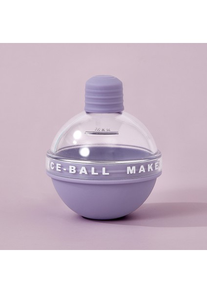 Mor Tarzı Buz Hokeyi Buz Küpü Kalıp Silika Jel Ev Buz Küpü Topu Buz Küpü Mutfak Aracı Yuvarlak Ampul Buz Hokeyi Kalıp Yapmak (Yurt Dışından)