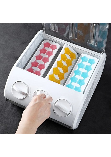 288 Izgara Küçük Buz Stili Buzdolabı Depolama Çekmecesi 30 Izgara Küçük Buz Küpü Kalıp Kutusu Popsicle Kalıpları Maker Tepsi Suyu Yapımı Dıy Bar Mutfak Aksesuarları (Yurt Dışından) indirimleri