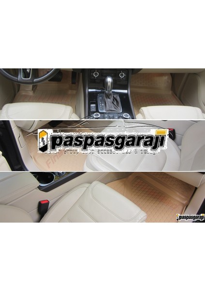 Vw Golf 7,5 Bej 3D Havuzlu Paspas 2012-2020 Arası