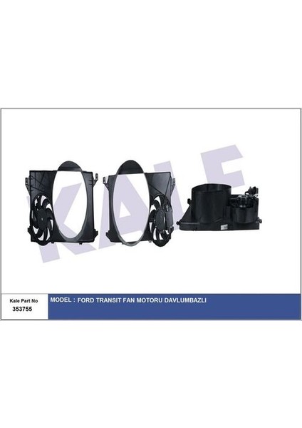 353755 Fan Motoru Davlumbazlı Ford Transit V348 06- 6C118C607CG