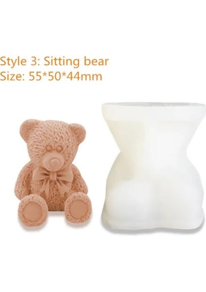 Stil 3 Stil Ice Cube Maker Küçük Ayı Dogshape Tepsisi Dondurma Aracı Viski Şarap Kokteyli Buz Küpü Buz Kalıbı Silikon Kalıpları Kalıpları (Yurt Dışından)