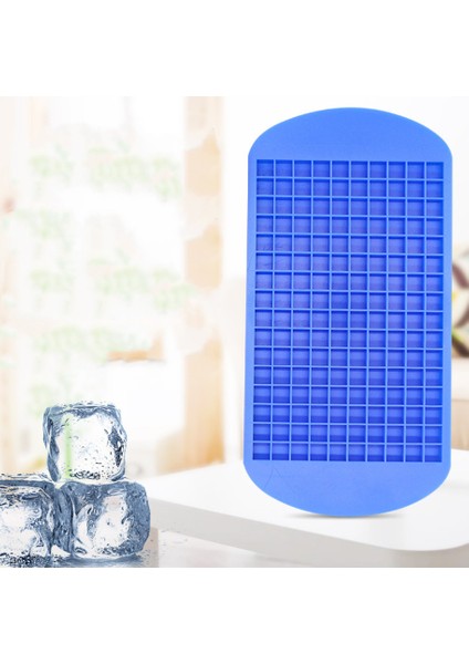 Turuncu Tarzı 160 Izgaralar Silikon Buz Küpü Kalıp Dondurulmuş Mini Gıda Sınıfı Buz Kalıbı Meyve Üreticisi Bar Parti Puding Aracı Mutfak Aksesuarları (Yurt Dışından) modelleri