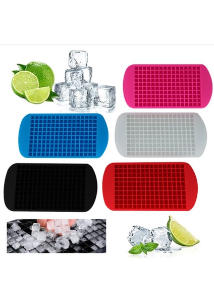 Turuncu Tarzı 160 Izgaralar Silikon Buz Küpü Kalıp Dondurulmuş Mini Gıda Sınıfı Buz Kalıbı Meyve Üreticisi Bar Parti Puding Aracı Mutfak Aksesuarları (Yurt Dışından) fırsatları