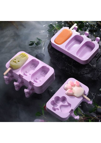 I0001-1 Stili Silikon Dondurma Kalıp Hayvan Şekli Jöle Buz Hokeyi Makinesi Dıy Gıda Takviyesi Aracı Dondurma Çubuğu Yaz Sıcak Satış (Yurt Dışından) fırsatları