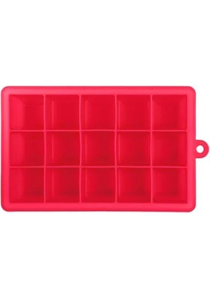 Pembe Tarzı 15 Izgaralar Silikon Kare Şekli Formu Buz Küpü Kalıp Tepsisi Meyve Popsicle Dondurma Makinesi Şarap Mutfak Bar Içme Aksesuarları Için (Yurt Dışından)