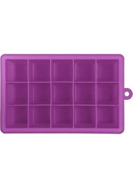 Pembe Tarzı 15 Izgaralar Silikon Kare Şekli Formu Buz Küpü Kalıp Tepsisi Meyve Popsicle Dondurma Makinesi Şarap Mutfak Bar Içme Aksesuarları Için (Yurt Dışından)