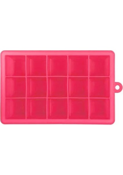 Pembe Tarzı 15 Izgaralar Silikon Kare Şekli Formu Buz Küpü Kalıp Tepsisi Meyve Popsicle Dondurma Makinesi Şarap Mutfak Bar Içme Aksesuarları Için (Yurt Dışından)