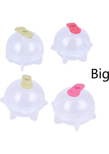 4 Adet Renk Karıştırma Stili 4 Adet Büyük Boy Top Buz Kalıpları Küre Yuvarlak Top Buz Küpü Makineleri Ev ve Bar Partisi Mutfak Viski Kokteyl Dıy Dondurma Kalıpları (Yurt Dışından)