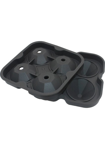 Siyah Stil Yeni 3D Elmas Buz Kalıp Içecek Viski Şarap Bira Buz Küpü Makinesi Silikon Tepsiler Kalıp Mutfak Aletleri Ev Bar Partisi Için Sıcak Satış (Yurt Dışından)