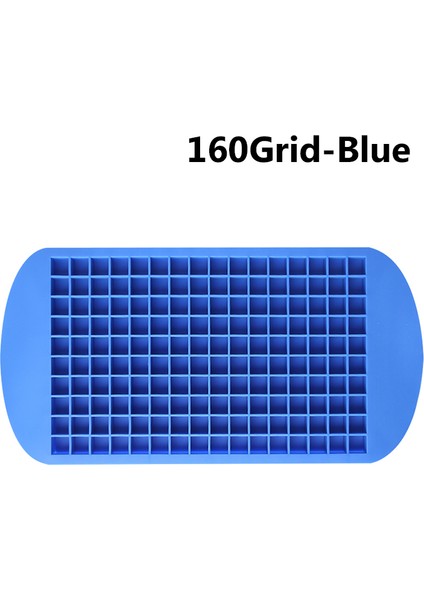 160 Izgara-Mavi Tarzı 1 Parça 320 Izgara Mlicone Buz Kalıbı Buz Küpleri Katlanabilir Buz Kalıbı Buz Kırıcı Buz Izgara Tepsisi Küçük Kare Kalıp Buz Yapım Makinesi Silikon Kalıp (Yurt Dışından)