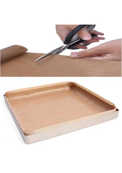 Kahve Tarzı 60X40CM 3 Adet Yapışmaz Isı Transfer Kağıdı Muşamba Ped Pişirme Kağıdı Mat Yıkanabilir Fırın Yeniden Kullanılabilir Isıya Dayanıklı Mutfak Pişirme Araçları (Yurt Dışından)