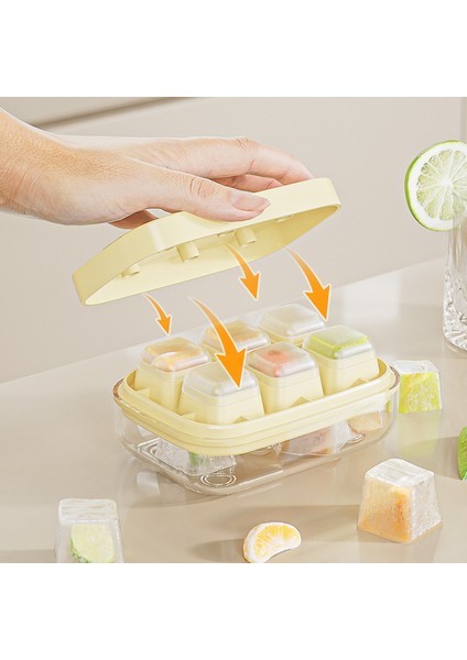 Yeşil Stil Yeniden Kullanılabilir Yaz 6 Izgaralar Mini Buz Küpü Silikon Kalıplar Tepsiler Buz Topu Makinesi Dondurma Kutusu Konteyner Için Pres Makinesi Kalıp Formu (Yurt Dışından) fırsatları