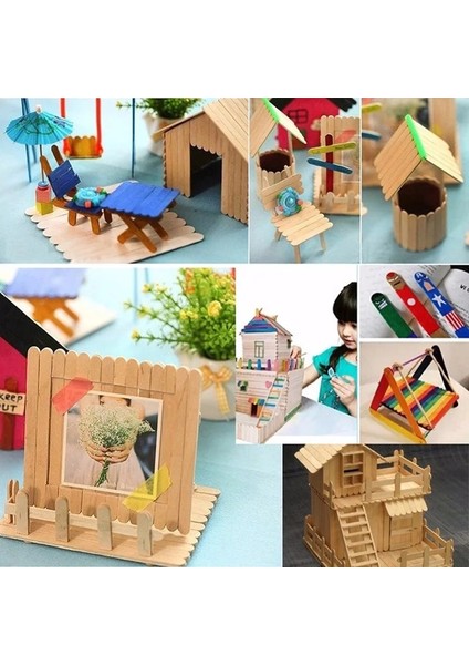 18X1CM Tarzı Çok Ahşap El Sanatları Dondurma Çubukları Pop Dondurma Çubukları Doğal Ahşap Kek Araçları Dıy Çocuklar Işi Sanat El Sanatları Oyuncaklar Buz Kalıbı (Yurt Dışından)