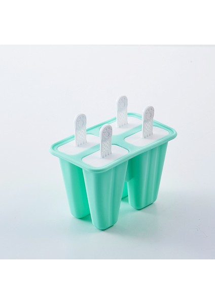Yeşil Stil Yaratıcı Buz Kutusu Silikon Dondurma Kalıp Yeniden Kullanılabilir Dıy Popsicle Kalıp Popsicle Kutusu 4 Izgaralar 6 Izgaralar Dondurma Mutfak Aksesuarları (Yurt Dışından)
