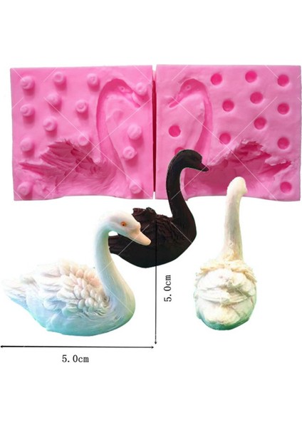 Kuğu Stili 3D Mini Kuğu Sarı Ördek Ayı Silikon Panda Kalıp Dıy Fondan Çikolata Epoksi Sabun Mum Pişirme Araçları Aroma Taş Reçine Kalıp (Yurt Dışından) fırsatları