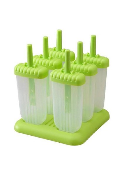 Yeşil Stil Et Dıy Dondurma Lolly Krem Kalıpları Buz Tepsisi Dikdörtgen Şekilli Dondurma Pops Kalıpları Tepsi Sopa Dondurma Makineleri Kalıp Sopalarla (Yurt Dışından)