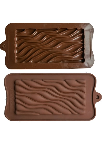 013YEŞIL Tarzı Çizgi Şekilli Su Akışı Tasarımlı Silikon Çikolata Kalıbı.tam Sayfa Şeker Hediye El Yapımı Pişirme Kalıbı Yeniden Kullanılabilir Mutfak Aksesuarları (Yurt Dışından) modelleri