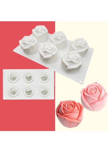 No.1 Stili 3D Çiçek Fondan Kalıp Cupcake Jöle Şeker Çikolata Dekorasyon Pişirme Aracı Kalıpları Bloom Gül Silikon Kek Kalıbı (Yurt Dışından) fiyatları