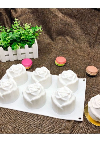 No.1 Stili 3D Çiçek Fondan Kalıp Cupcake Jöle Şeker Çikolata Dekorasyon Pişirme Aracı Kalıpları Bloom Gül Silikon Kek Kalıbı (Yurt Dışından) fırsatları