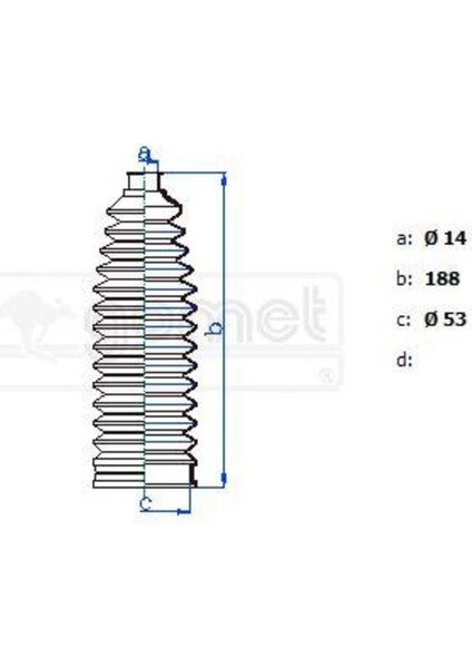 T9221B Direksiyon Körüğü Doblo 98845034