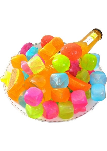 B Tarzı 2018 Sıcak Yeniden Kullanılabilir Çok Renkli Buz Küpü Fiziksel Soğutma Araçları Şekilli Buz Küpleri Plastik Parti Aracı Dondurma Araçları (Yurt Dışından) modelleri