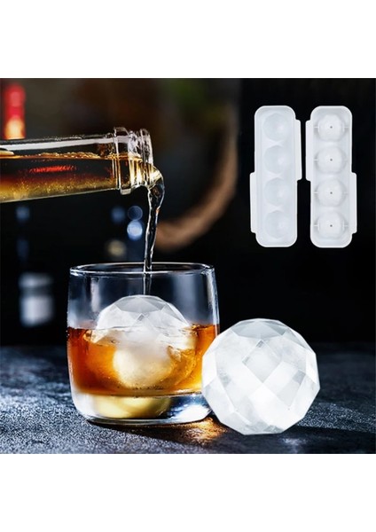 No.1 Tarzı Buz Topu Kalıbı Güvenli Pp Dondurulmuş Buz Küpü Eşkenar Dörtgen Viski Buz Topu Kalıpları Çok Amaçlı Buz Tepsisi Esnek Tepsiler-Buz Yapıcı Kalıpları (Yurt Dışından) modelleri