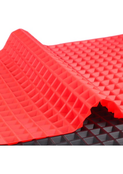 Kırmızı Stil 1 Adet Piramit Bakeware Tava 4 Renk Yapışmaz Silikon Pişirme Paspasları Pedleri Kalıpları Pişirme Mat Fırın Fırın Tepsisi Sac Mutfak Gereçleri (Yurt Dışından)
