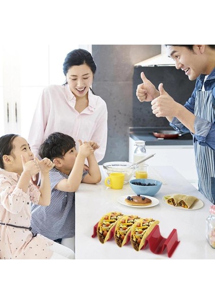 No.1 Stili Meksika Rulo Raf Taco Kek Rafları Kafeler Için Yaratıcı Tortilla Gözleme Raf Tutucu Dalga Şekli Tepsi Tutucu Taco Kek Gözleme Rafı (Yurt Dışından) fiyatları