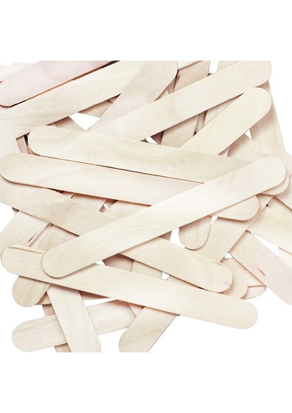 B07-153MM-50P Tarzı Çok Boyutlu Ahşap Popsicle Dondurma Çubuğu Tutucu Yapma Araçları Renkli Çocuklar El Yapımı Dıy El Sanatları Sanat Aracı Bulmaca Oyuncak Hediye (Yurt Dışından)