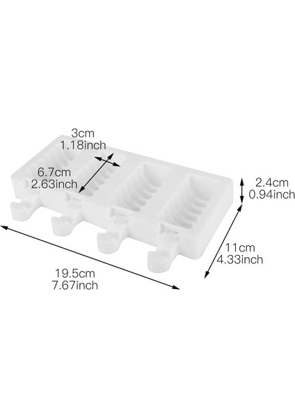 No.5 Tarzı Yeni 3D Dıy Silikon Dondurma Kalıbı Yaz Ev Yapımı Buz Küpü Tepsisi Buz Pop Blok Dondurucu Suyu Buz Küpü Tepsisi Varil Maker Kalıp (Yurt Dışından)