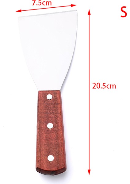S Tarzı Paslanmaz Çelik Spatula Hamur Kesici Patates Bıçağı Biftek Kürek Salata Kazıyıcı Kıyıcı Çeviriciler Pizza Peels Kek Barbekü Pişirme Araçları (Yurt Dışından)