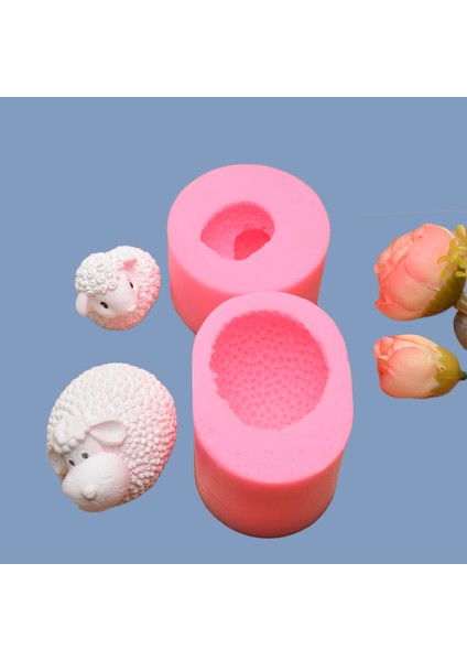 No.1 Stili 3D Sevimli Koyun Silikon Mum Kalıpları Formları Dıy Mum Yapımı El Yapımı Sabun Kil Alçı Reçine El Sanatları Kalıpları Kek Dekorasyon Araçları (Yurt Dışından) fırsatları