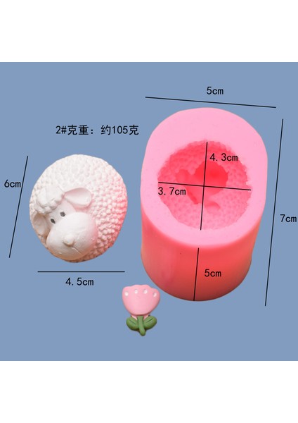 No.1 Stili 3D Sevimli Koyun Silikon Mum Kalıpları Formları Dıy Mum Yapımı El Yapımı Sabun Kil Alçı Reçine El Sanatları Kalıpları Kek Dekorasyon Araçları (Yurt Dışından) indirimleri