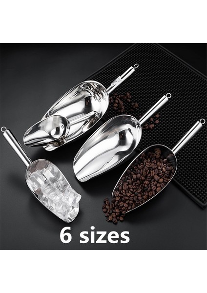 29CM Tarzı Barbekü Buz Şekeri Un Buz Kaşık Kürek Düğün Bar Partisi Ev Mutfak Aracı Paslanmaz Çelik Buz Kazıyıcı Gıda Büfesi Şeker Çubuğu Aracı (Yurt Dışından)