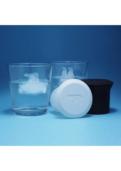 Ayı ve Penguen Tarzı Sıcak Silikon Buz Küpü Kalıp Penguen Kutup Ayısı Popsicle Kalıpları Silikon Buz Küpü Tepsi Buz Küpü Makinesi Buz Tepsileri Kichen Aksesuarları (Yurt Dışından) modelleri