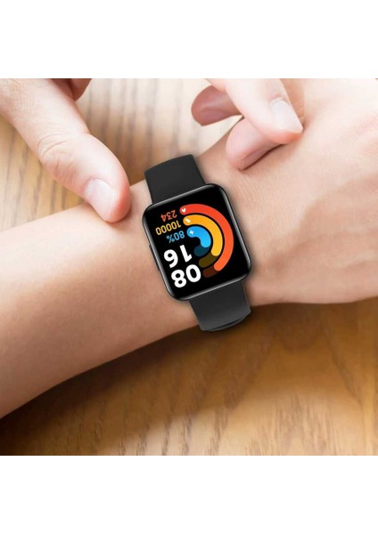 Xiaomi Redmi Watch 2 Lite Uyumlu Klasik Kordon Zore - Kırmızı